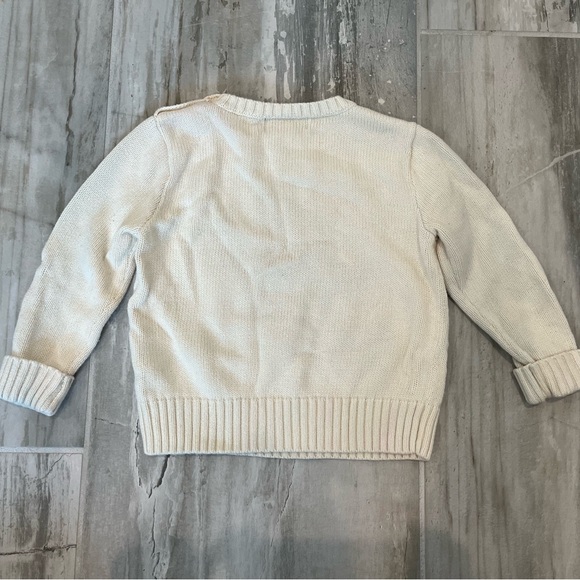 Polo by Ralph Lauren cream color winter bear baby toddler sweater 24 months - Picture 4 of 4
